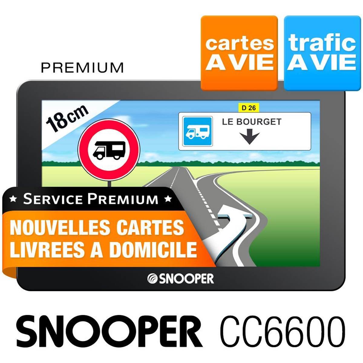 Gps Camping Car Snooper Cc6600