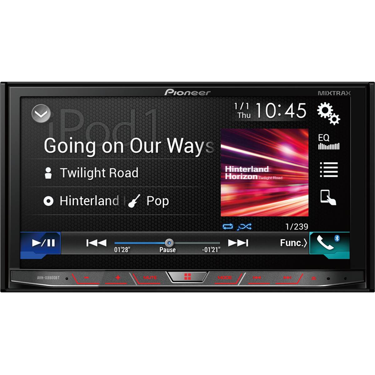 Autoradio Gps Pioneer Avh-x8800bt