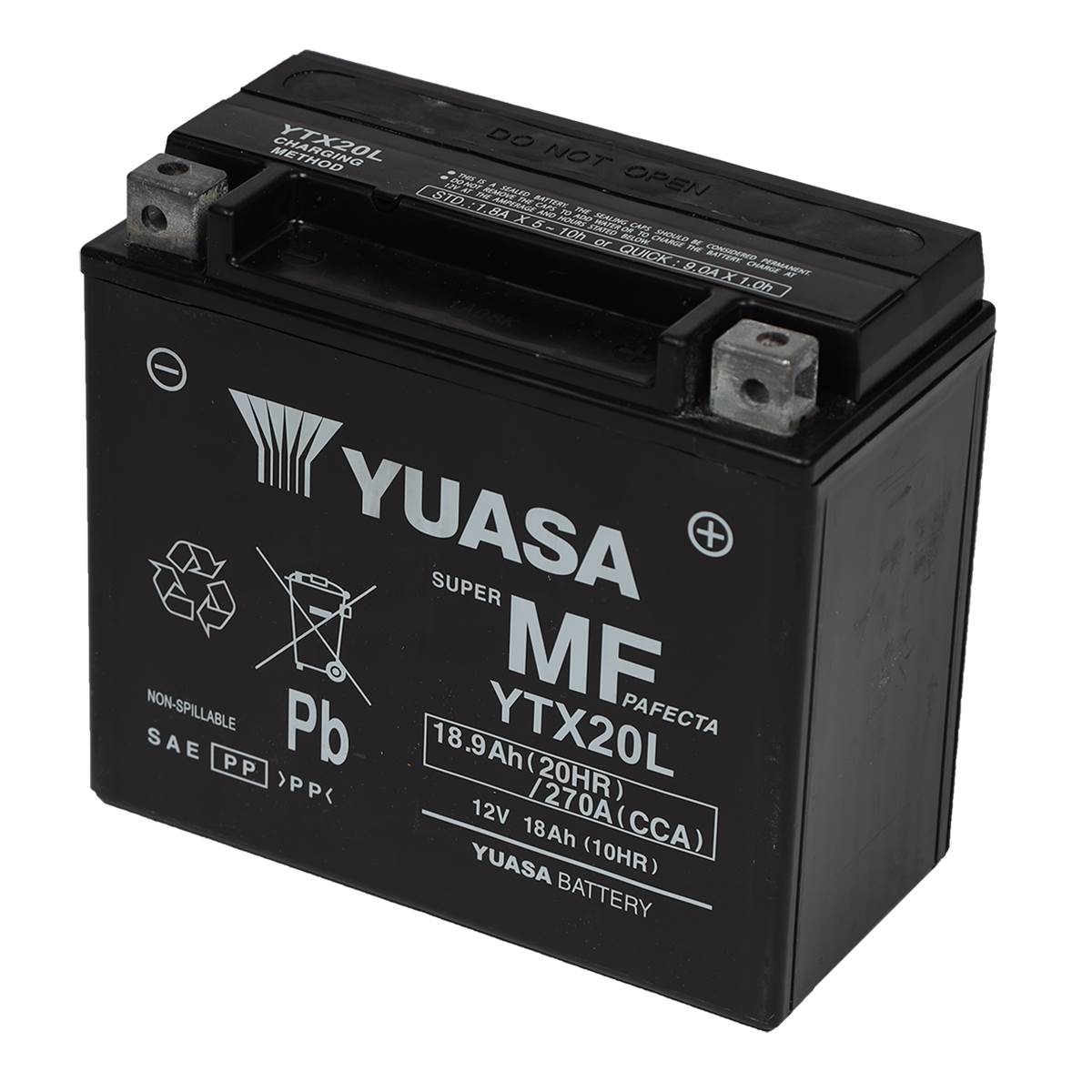 Batterie Scooter Et Moto Power Yuasa Ytx20 (fa)