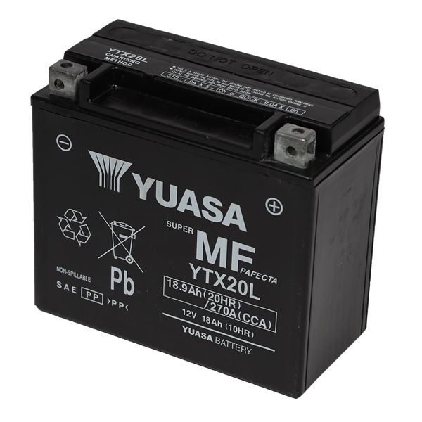 Batterie scooter et moto Power Yuasa YTX20 (FA)