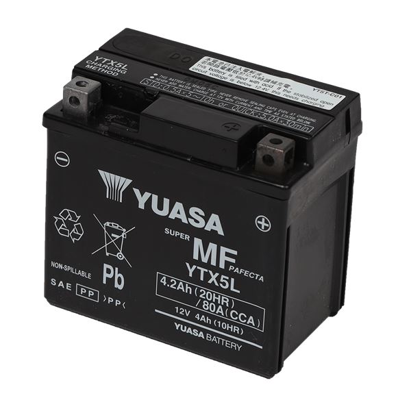 Batterie scooter et moto Power Yuasa YTX5L (FA)