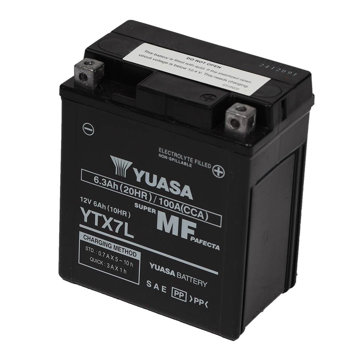 Batterie Scooter Et Moto Power Yuasa Ytx7l (fa)