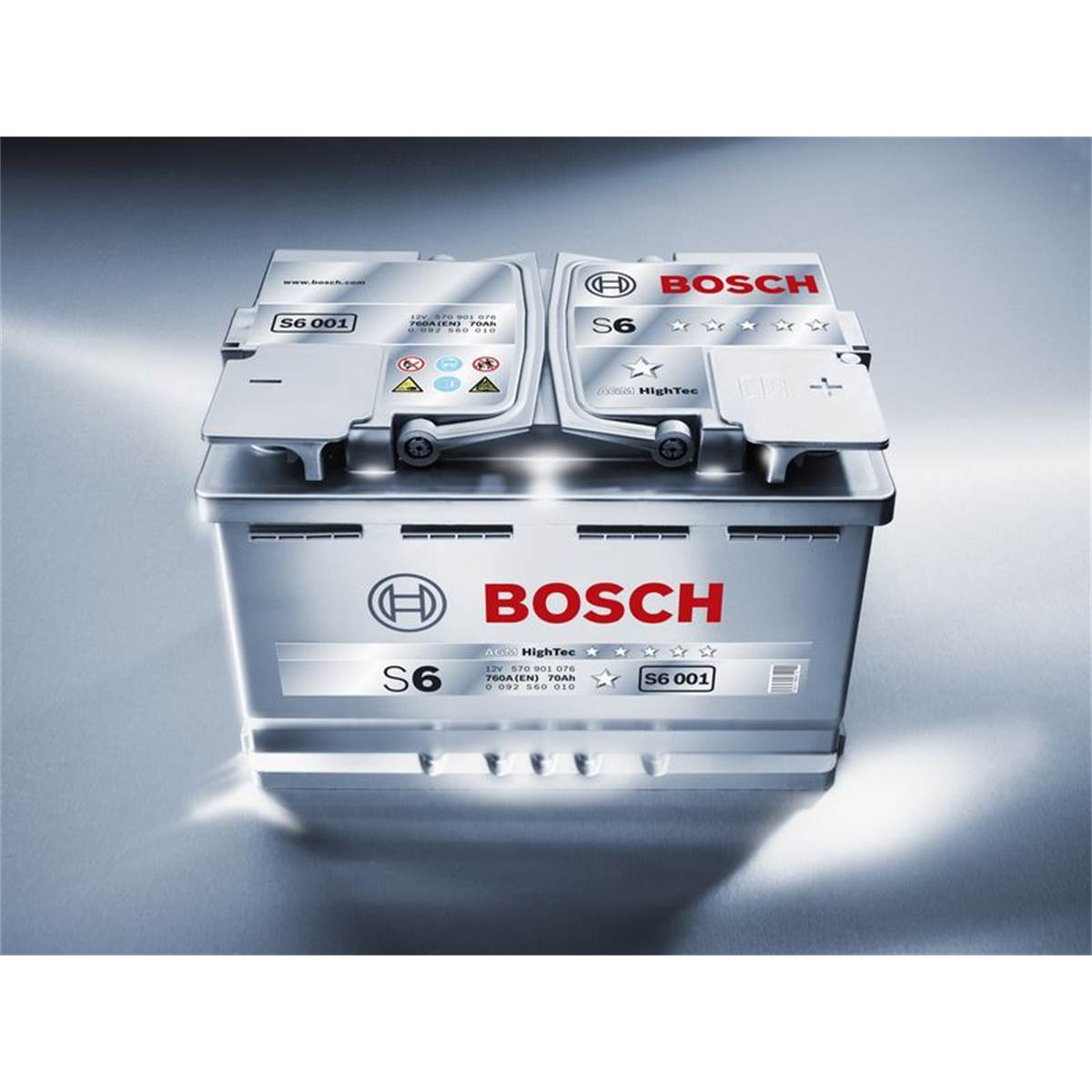 Batterie voiture Bosch Start&Stop AGM S6-013 - 95Ah / 850A - 12V