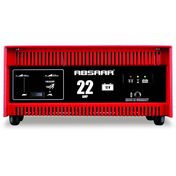 Chargeur de batterie 22 Amp Absaar Feu Vert