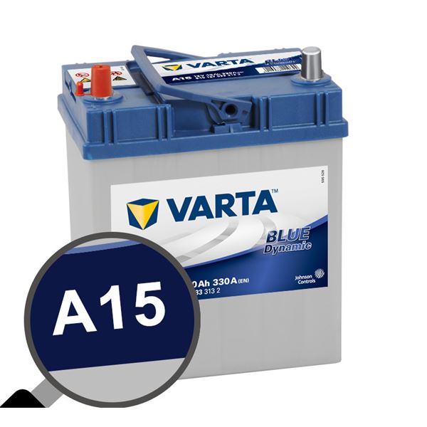 Batterie voiture Varta A15 - 40Ah / 330A - 12V