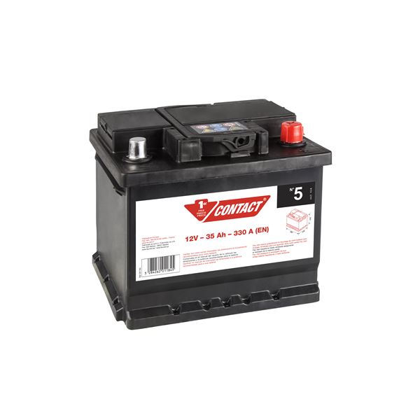 Batterie voiture Contact n°5 - 35Ah / 330A - 12V