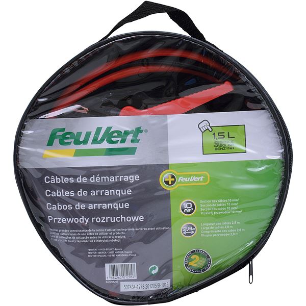 Câbles de démarrage Feu Vert 10 mm² / cylindrée 1,5l essence - Feu Vert