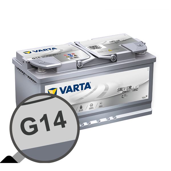Batterie voiture Varta Start&Stop AGM G14 - 95Ah / 850A - 12V