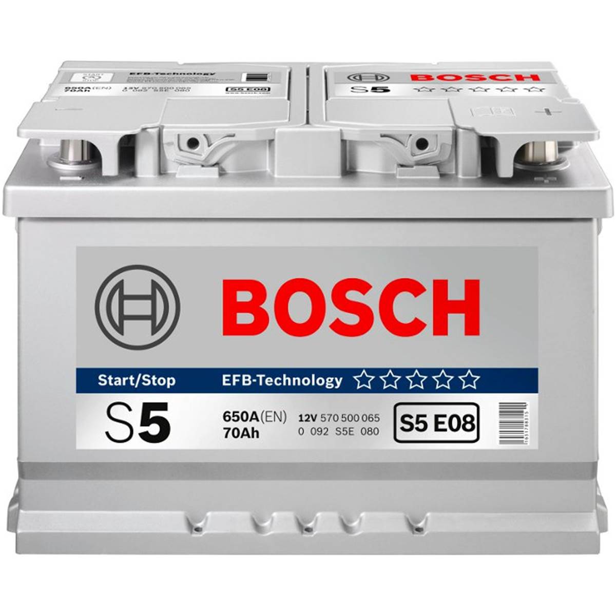 BOSCH - Batterie voiture Start & Stop 12V 70AH 760A (n°S4E08) - Carter-Cash