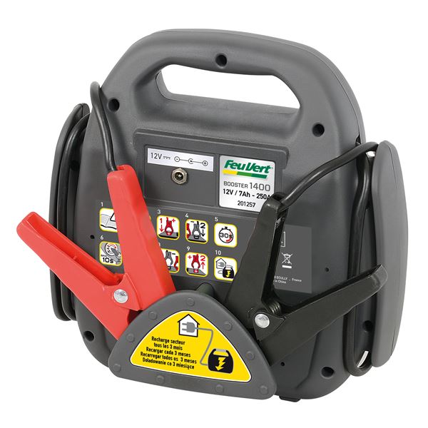 Booster de démarrage Feu Vert pour moteur essence/diesel jusqu'à 1,4l
