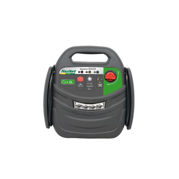 Booster de démarrage Feu Vert pour moteur essence/diesel jusqu'à 2l