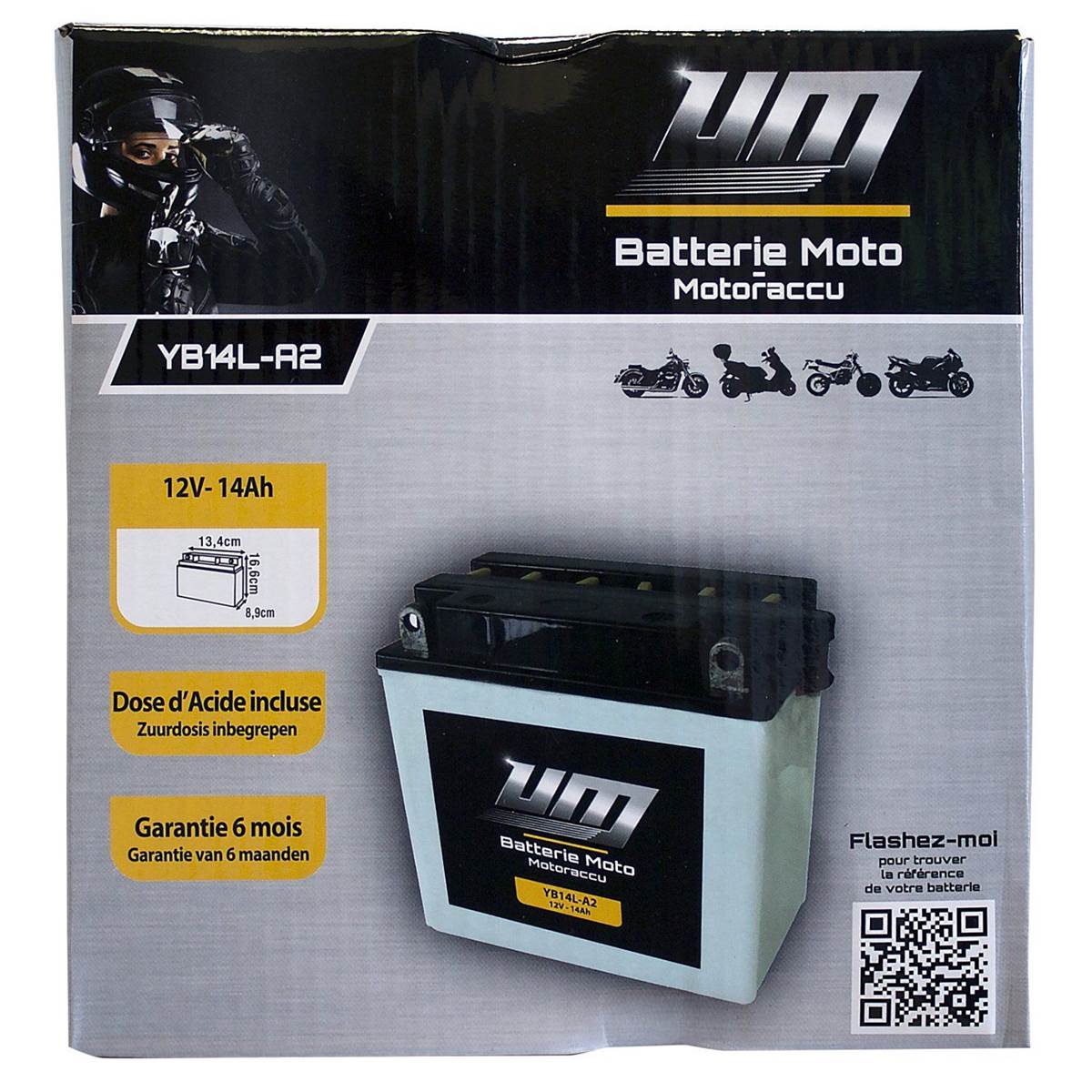 Batterie Moto Et Scooter Yb14l-a2