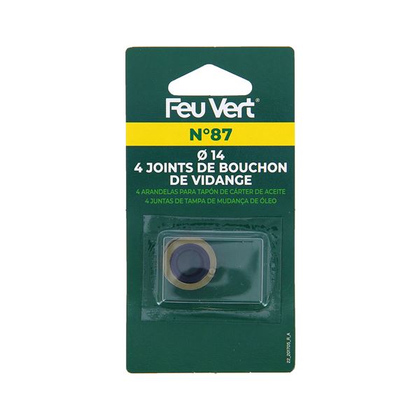 4 Joints de vidange BS 14 mm Feu Vert N°87