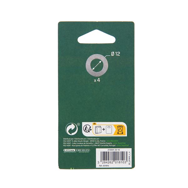 4 Joints de vidange fibre Feu Vert N°94 pour PSA