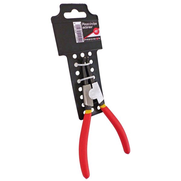 Pince coudée circlips extérieurs PRECISION STEEL