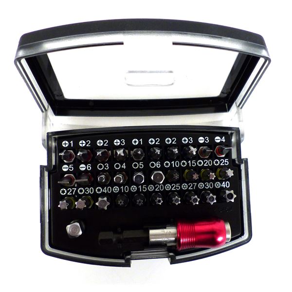 Coffret d'embouts 32 pièces PRECISION STEEL