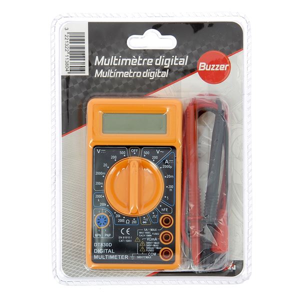 Multimètre digital PRECISION STEEL