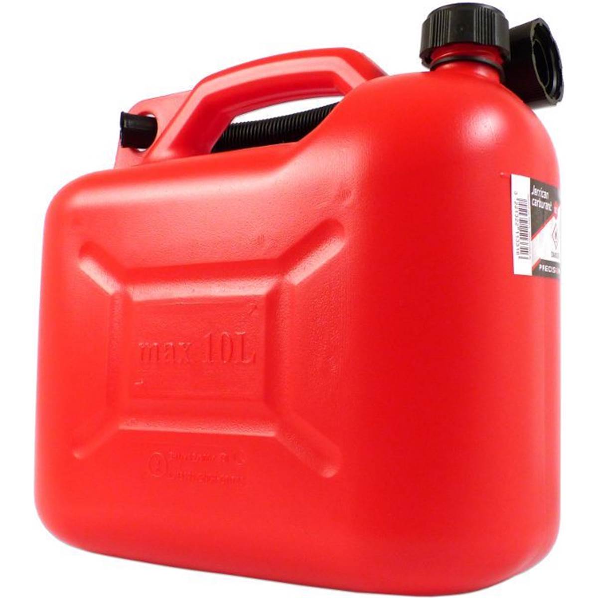 Jerrican Plastique 10l Pour Hydrocarbures Precision Steel