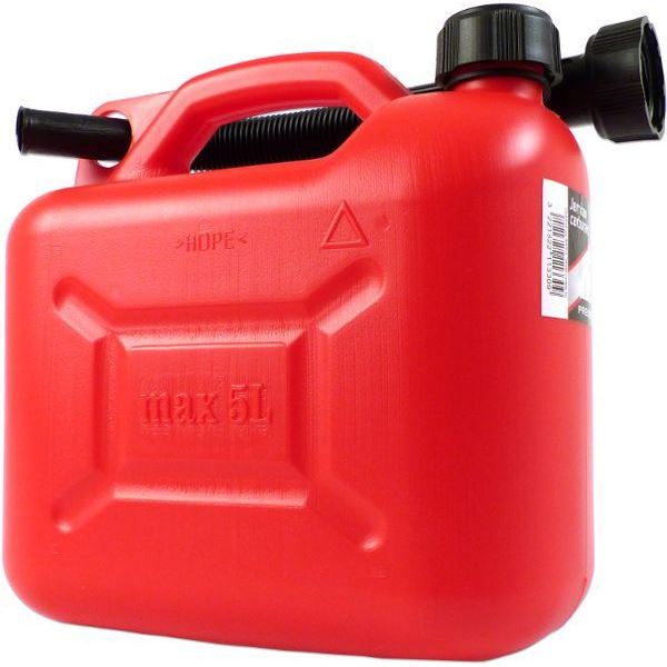 Jerrican plastique 5L pour hydrocarbures PRECISION STEEL