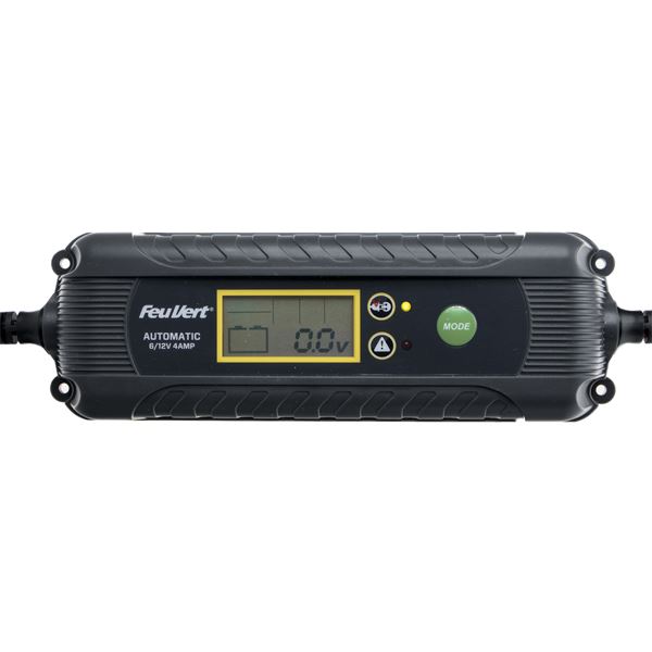 Chargeur de batterie automatique feu vert 4 ampères