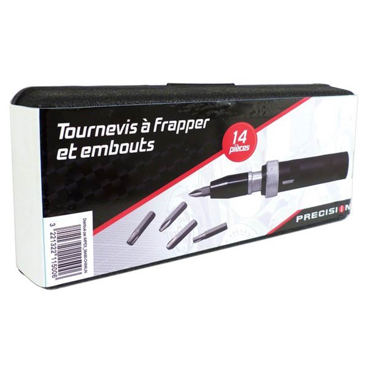 Tournevis A Frapper Et Embouts Precision Steel Feu Vert