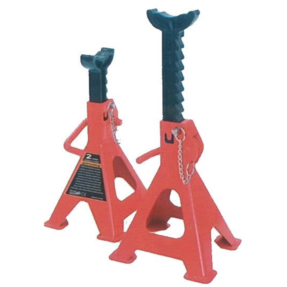 2 Chandelles Crémaillère 2 Tonnes