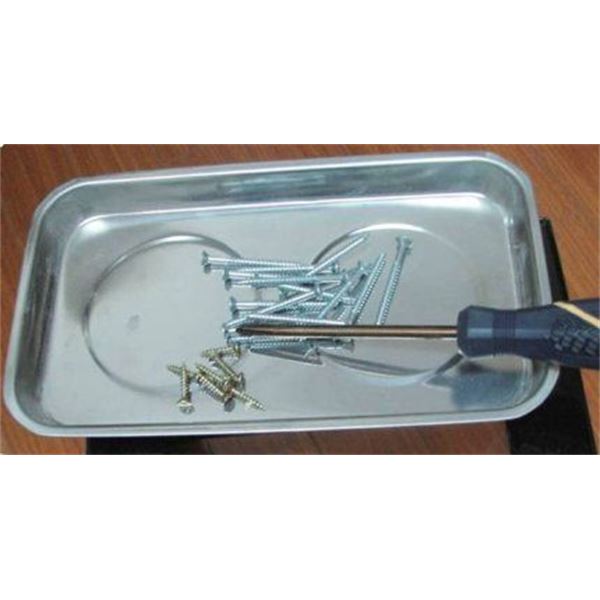 Assiette magnétique rectangulaire