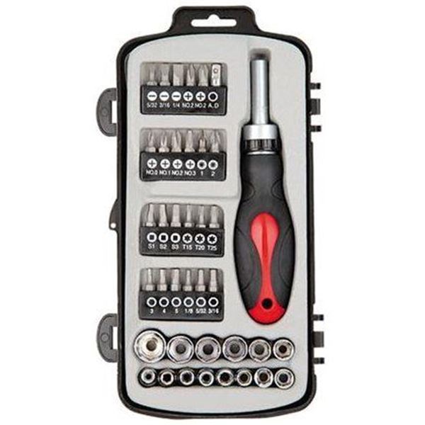Coffret douilles et embouts 39 pièces