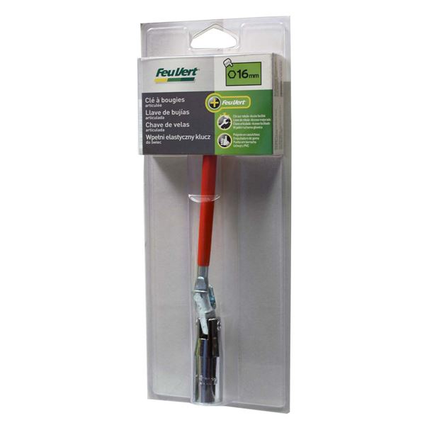 Clé bougie articulée 16 mm Feu Vert