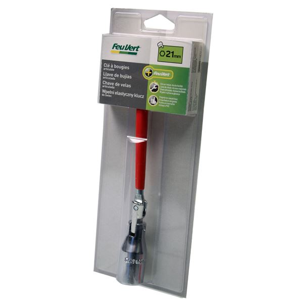 Clé bougie articulée 21 mm Feu Vert