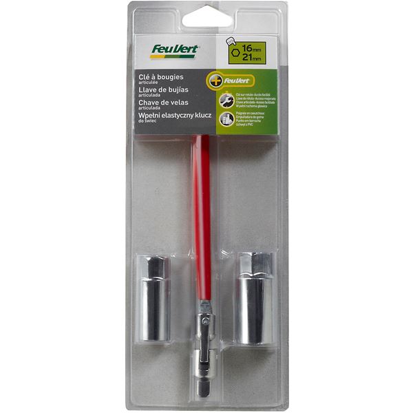 Clé bougie articulée 16-21 mm Feu Vert