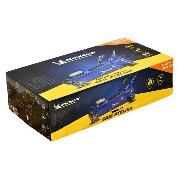 Cric hydraulique rouleur 3 Tonnes MICHELIN