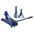PACK LEVAGE MICHELIN : 1 CRIC HYDRAULIQUE ROULANT 1,8T + 2 CHANDELLES FIXES 2T