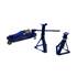 PACK LEVAGE MICHELIN : 1 CRIC HYDRAULIQUE ROULANT 1,8T + 2 CHANDELLES FIXES 2T