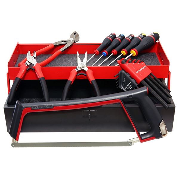CAISSE A OUTILS + 18 OUTILS FACOM