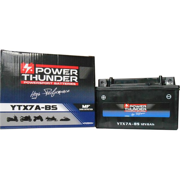 Batterie scooter et moto Power Thunder PTX14-FA - Feu Vert