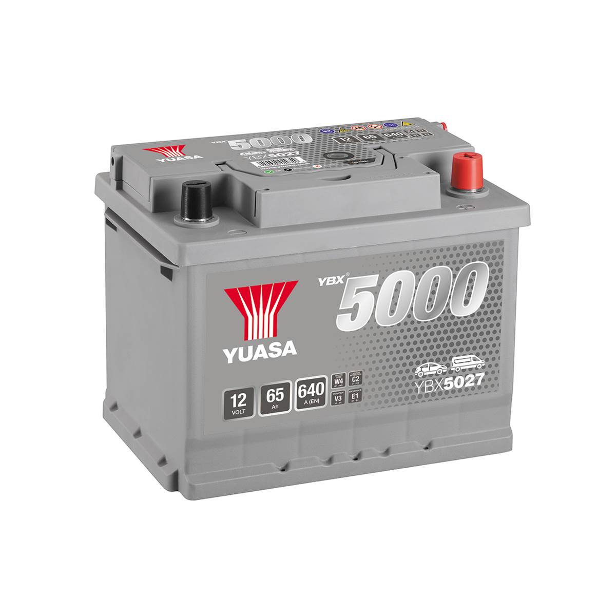 Batterie Voiture Premium Yuasa Ybx5027 - 65ah / 640a - 12v