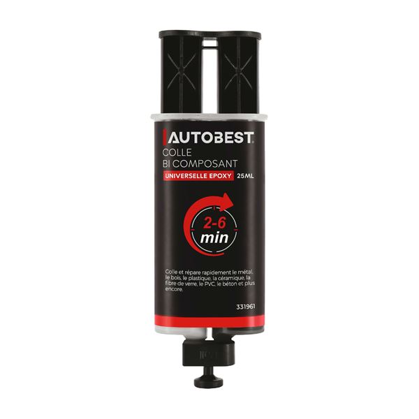 Colle bi composant universelle Epoxy 25 ml Autobest