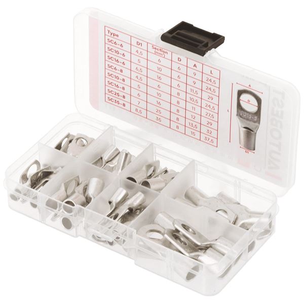 COFFRET DE 52 COSSES A OEILLETS