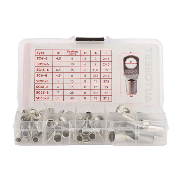 Coffret de 52 cosses à œillets Autobest