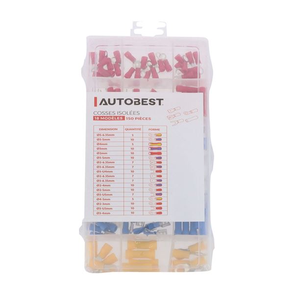 Coffret 150 cosses assorties Autobest