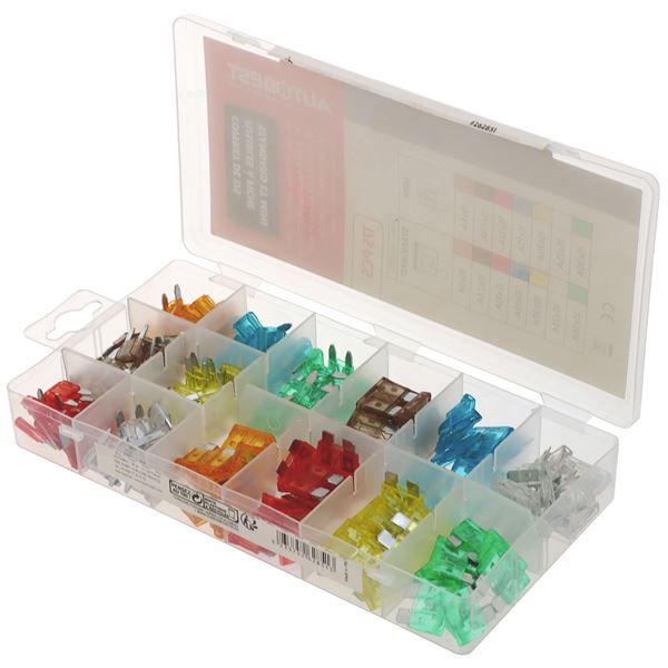 COFFRET 175 FUSIBLES A FICHE, STANDARDS ET MINIS