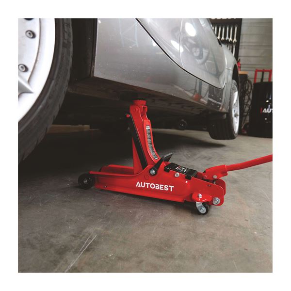 Cric hydraulique roulant 1,8T surbaisse 85 à 370 mm Autobest