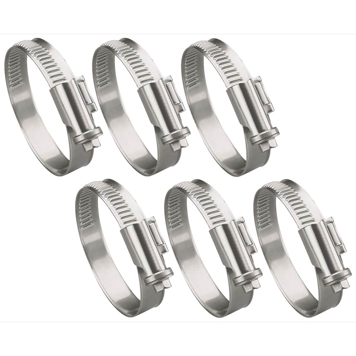 Lot 6 Colliers Métalliques Assortis 12mm, 60/120 Mm Autobest