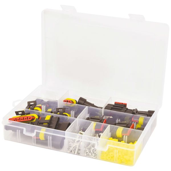COFFRET 216 CONNECTEURS ETANCHES 12/24V