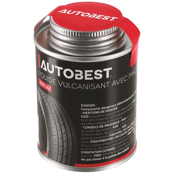 SOLUTION VULCANISANTE 200 ML POUR REPARATION PNEUS