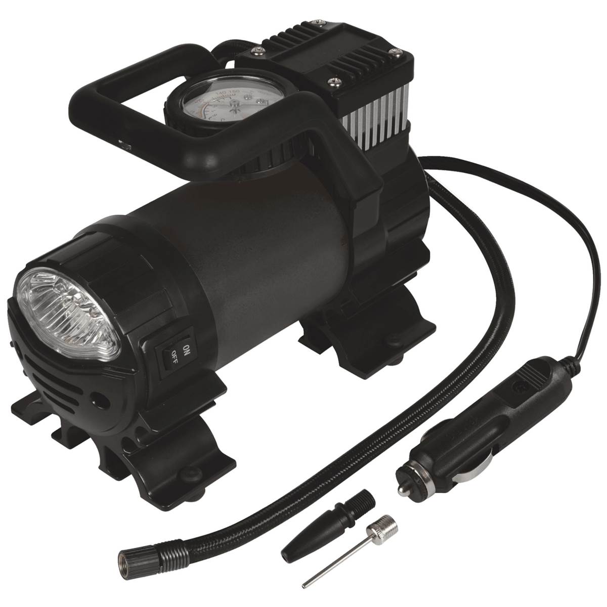 Compresseur D'air Analogique Avec Lampe 12v 145w Autobest