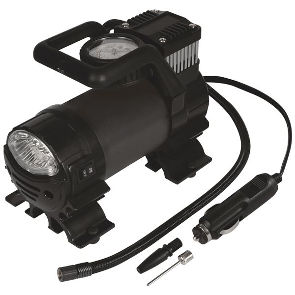 COMPRESSEUR D'AIR ANALOGIQUE AVEC LAMPE  12V, 145W