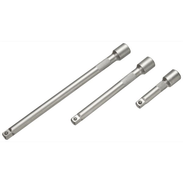 JEU 3 RALLONGES CARRE 1/4 LG 50/100/150MM