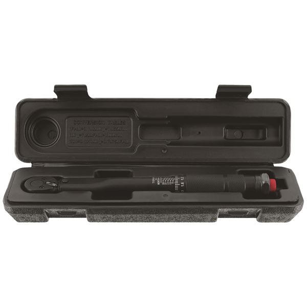 COFFRET CLE DYNAMOMETRIQUE CARRE 1/4", 5-25NM